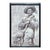 Contemporary Francisco Vital "Lone Coyote' McGraw" Contemporary Black and White Pixelated Cowboy Portrait, 2025 For Sale - Image 3 of 10