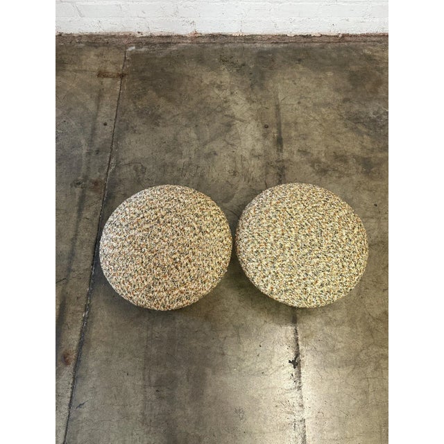 Speckled Tapered Mushroom Ottoman For Sale - Image 11 of 12