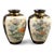 Japanese Meiji Cobalt and Gilded Kyoto Satsuma Vases from Kinkozan, 1890s, Set of 2 For Sale - Image 3 of 16