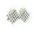 1990s Pair of Italian 18k White Gold 5 Carat Diamond Pavé Cluster Earrings For Sale - Image 11 of 18