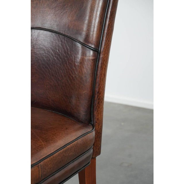 Dining Chairs in Sheepskin Leather, Set of 2 For Sale - Image 10 of 13