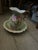 Vintage Lefton China (Stamped) Fine Bone Porcelain Mini Pitcher & Bowl Set in “Heritage Green” For Sale - Image 6 of 7