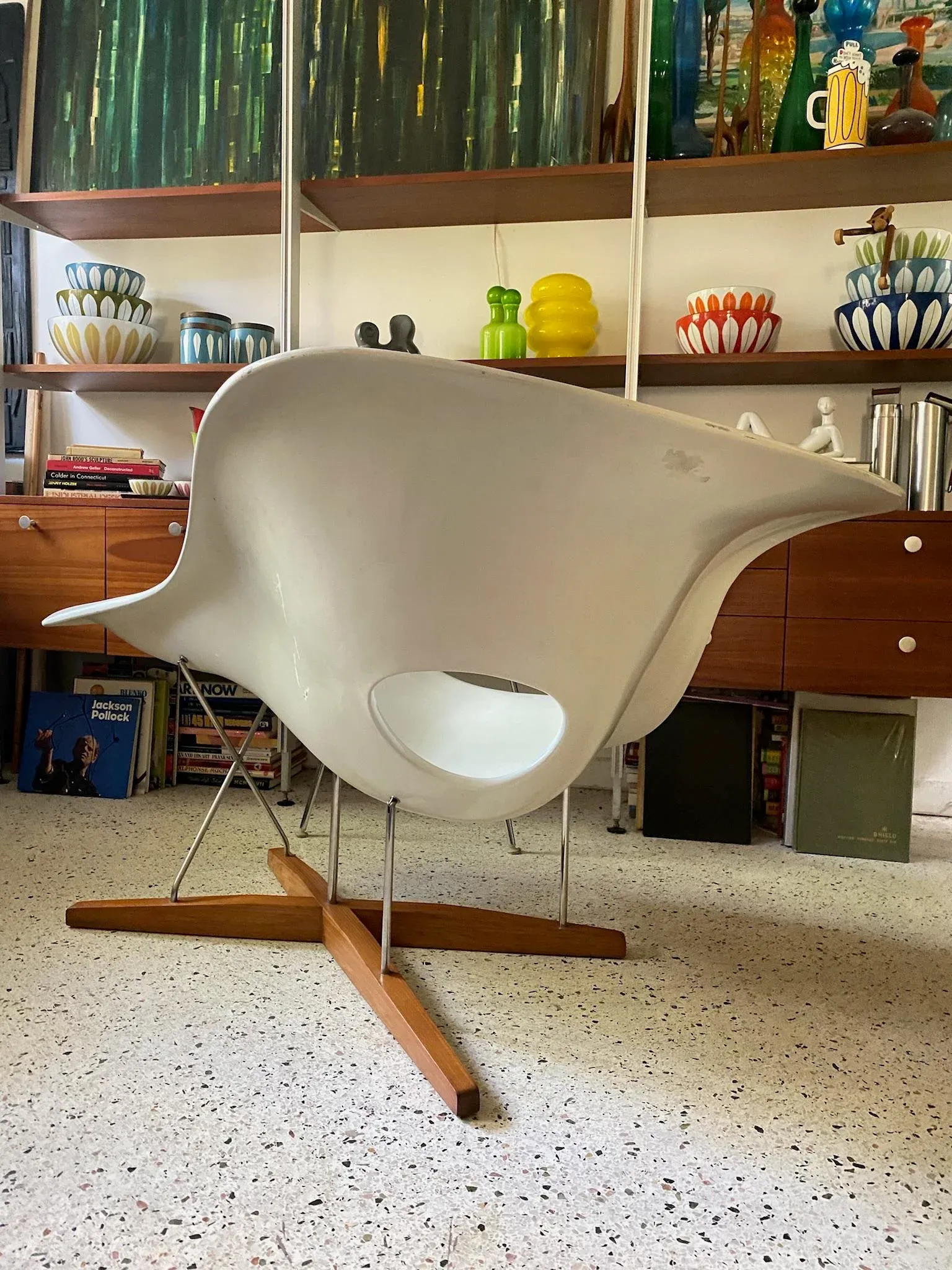 90's USA XLARGE × EAMES エクストララージイームズ L Vintage 1990s Eames La Chaise Lounge Chair | Chairish