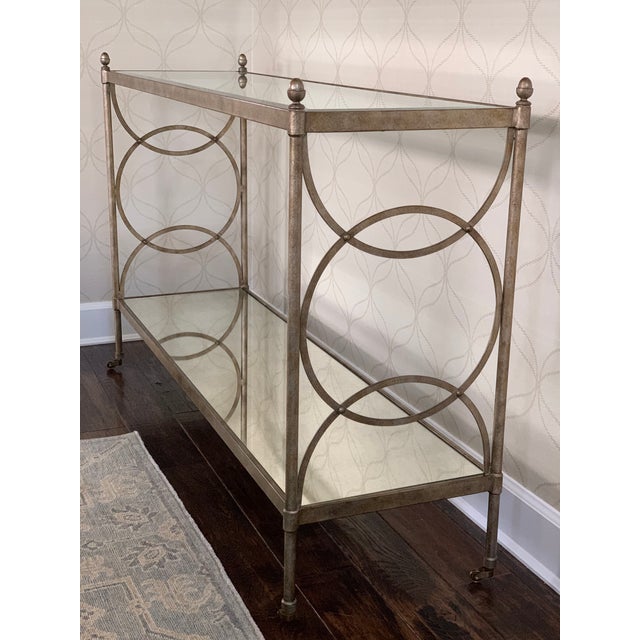 Drexel Heritage Mirror Console Table Chairish