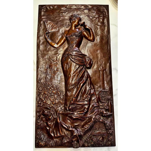 French School Artist, Female Allegories, 1890s, Bronze For Sale - Image 3 of 18