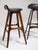 OD61 Bar Stools by Erik Buch for Oddense Maskinsnedkeri, 1960s, Set of 2 For Sale - Image 10 of 15