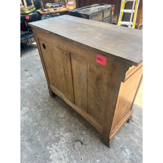 French 19th Century Louis Philippe Solid Walnut Two Door Buffet For Sale - Image 10 of 12