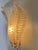 Traditional Luxury Venetian Set of Two Wall Sconces in Amber "Graniglia" Leaves Murano Glass For Sale - Image 3 of 5