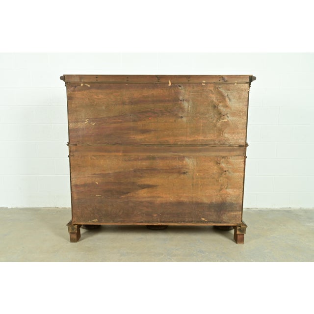 Antique Danish Renaissance Revival Carved Oak Bar Cabinet, Circa 1890s For Sale - Image 15 of 16