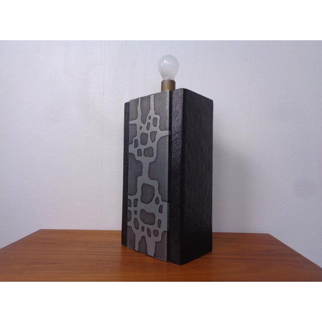 Brutalist floor lamp from Temde from the 1960s. I have official proof of authenticity such as vintage catalogs, designer...