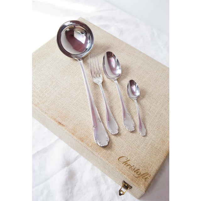 French Cutlery Set from Christofle, 1950s, Set of 37 For Sale - Image 11 of 11