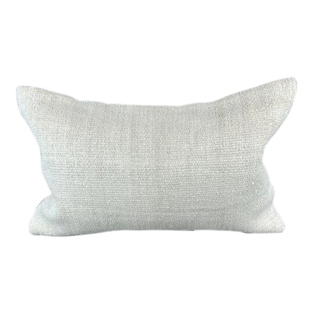 16 x 24 Hemp Pillow Turkish Cushion Natural White Pillow Cushion Cover For Sale