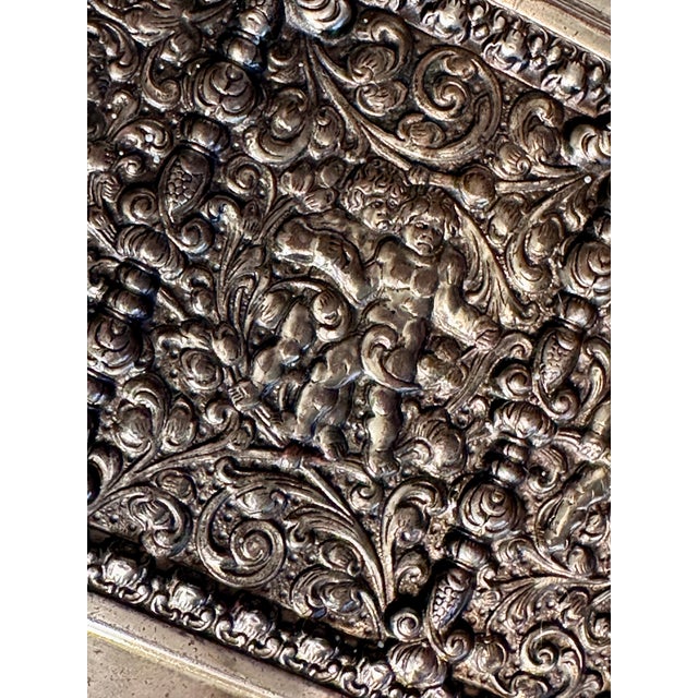 Small Art Nouveau Brass Cigarette Case from Erhard & Söhne, Germany, 1930s For Sale - Image 3 of 13