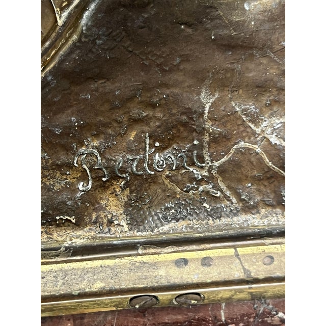 Late 19th Century Bronze & Pewter Sculpture by Bertini, 1890 For Sale - Image 3 of 8