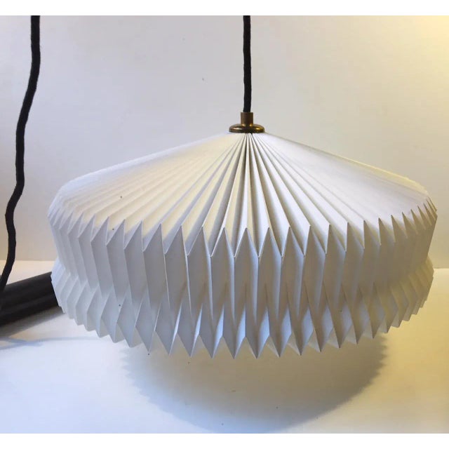 Metal Danish Modernist Pendant Lamp from Le Klint, 1970s For Sale - Image 7 of 12