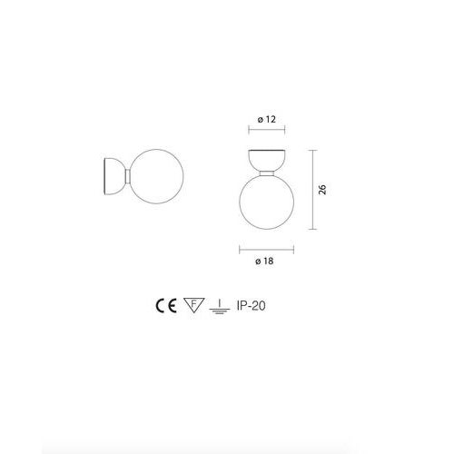 Aballs A II Me Black Wall Lamp by Jaime Hayson for Parachilna For Sale - Image 9 of 10