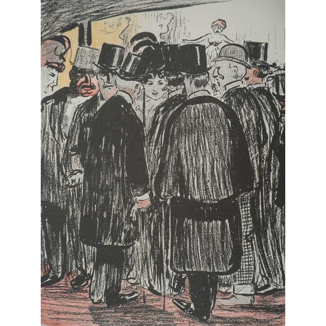 Kees Van Dongen, Top Hat and Frock Coat, Lithograph For Sale - Image 4 of 7