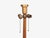 1940s Mid-Century Modern Edward Wormley, Rare Snack Floor Lamp, Wood, Brass For Sale - Image 10 of 15