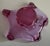 Mid 20th Century Raspberry Pink Art Glass Dish With Pedestal For Sale - Image 11 of 11