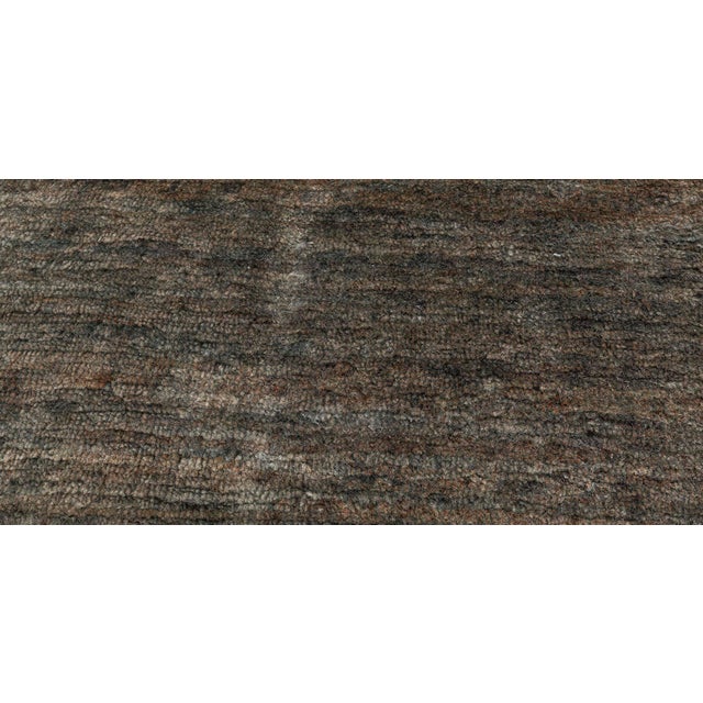 Abstract Modern Custom Hand-Knotted Hemp Rug by Doris Leslie Blau For Sale - Image 4 of 10