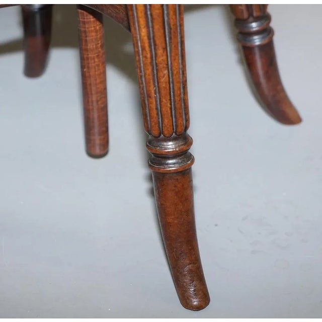 Antique Height Adjustable Piano Stool from Gillows of Lancaster For Sale - Image 11 of 18