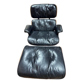 Rare 1964 Rosewood Herman Miller Eames Lounge chair & Ottoman For Sale