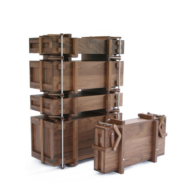 The Cabinet of Chests was created by Wouter Scheublin in 2008 as part of a series of Chests. Ultimately, the stacked...