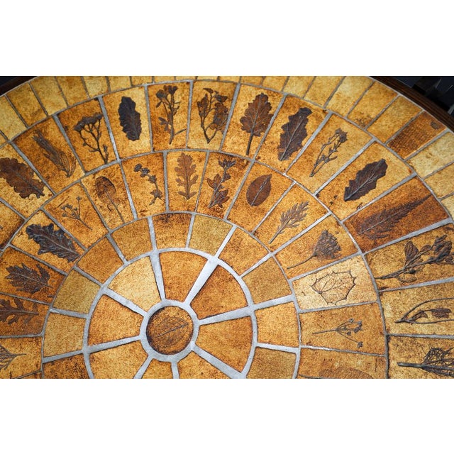 Coffee Table in Ceramic & Bentwood from Roger Capron, Vallauris, 1960s For Sale - Image 12 of 18