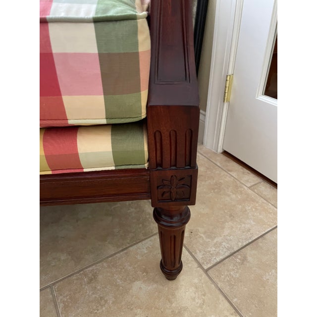 2000 - 2009 Pair of Hickory Chair Louis XV Style Fauteuil Chairs For Sale - Image 5 of 7