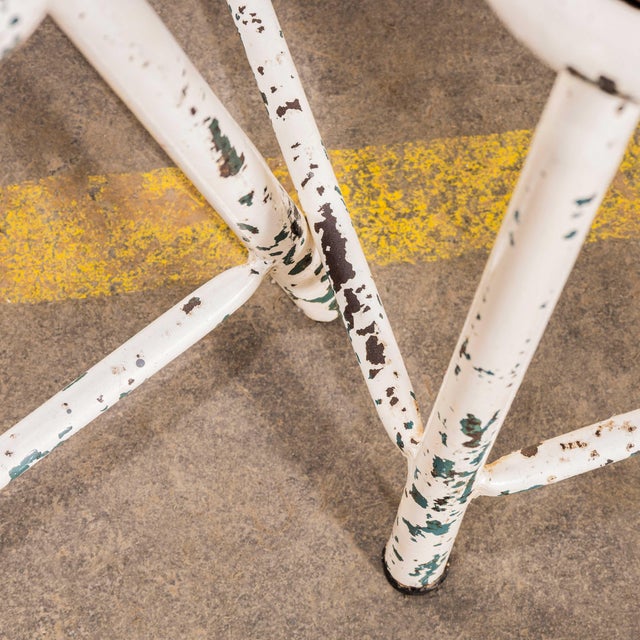 Wood Low Stacking Stools in White from Mullca, 1960s, Set of 2 For Sale - Image 7 of 8
