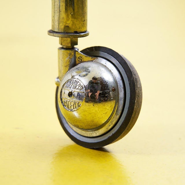 Vintage Metal Serving Trolley, 1960s For Sale - Image 9 of 10