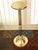 1980’s, Vintage, Polished Brass, Display/Pedestal Stand, Fluted Columns and a Stepped-Circular Base, Weighted, 28” Tall For Sale In South Bend - Image 6 of 12