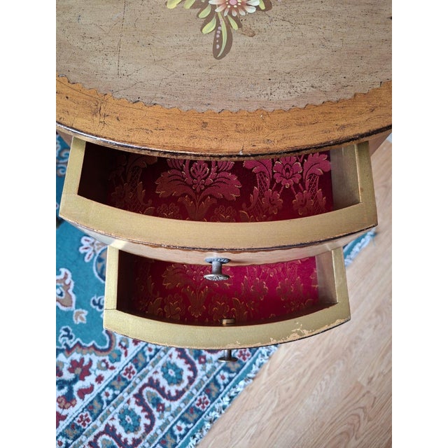 Lacquered and Gilded Oval Coffee Table, 1960s For Sale - Image 13 of 18