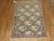 Early 20th Century Zabihi Collection Malayer Senneh Persian Rug - 4'5" x 6'6" For Sale - Image 4 of 9