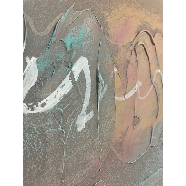 1980s Andrez Large Modern Painting For Sale - Image 6 of 7