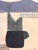 Navy Blue "Celestial Escapade 5" Original Mixed-Media Collage on Paper by Zac Woodiel For Sale - Image 8 of 9