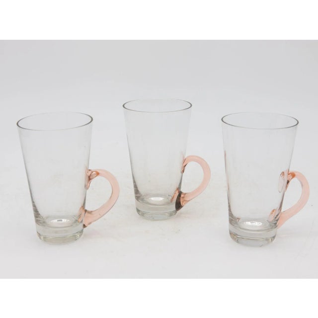 1960s Set of Eight Vintage Hot Toddy Glasses With Colorful Handles For Sale - Image 5 of 9
