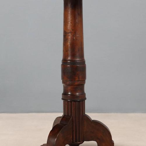 Wood Antique Small Table Walnut Maple Inlays Bois De Violette Xix Century For Sale - Image 7 of 9