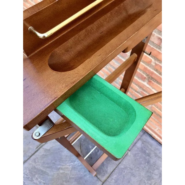 Mid Century Modern Italian Wood Valet Stand, 1960s For Sale - Image 11 of 13