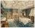 After Hughson Hawley, Dining Room Interior, 19th Century, Watercolor For Sale - Image 4 of 13