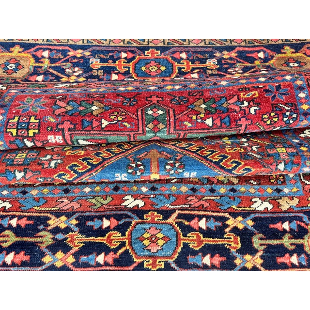 Antique Heriz Rug, 1890s For Sale - Image 16 of 18