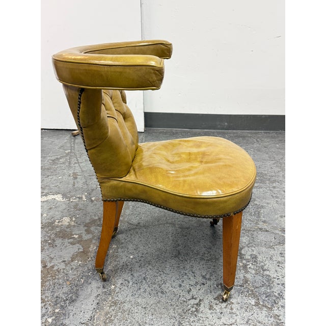 Edward Wormley for Dunbar Mid-Century Cock Fighting Tufted Lounge Chair For Sale In San Francisco - Image 6 of 12