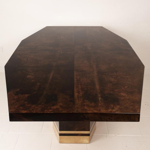 Model 2007D Dining Table by Nucci Valsecchi for Aldo Tura, 1970 For Sale - Image 14 of 18