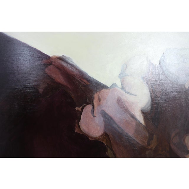 J. Dupain, Abstract Composition, 1960, Oil Painting on Canvas For Sale - Image 9 of 10