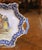 Blue 19th Century French Porquier-Beau Quimper Faience Tray Platter With Handles For Sale - Image 8 of 11