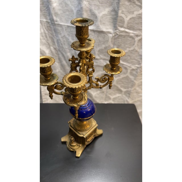 Imperial 3-Piece Clock Garniture Set. For Sale - Image 9 of 12