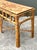 Vintage Boho Bamboo and Burlwood Console Table For Sale - Image 9 of 12