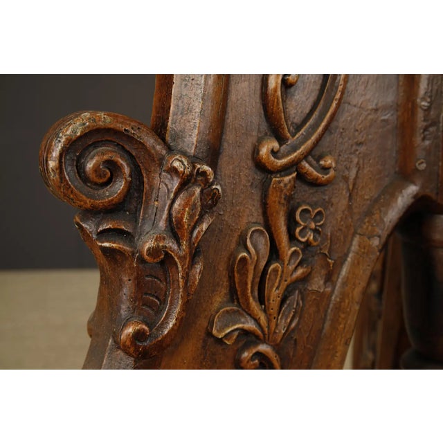 Brown Victorian Rococo Revival Rotating Double Lectern With Candleholders, C 1850-1880 For Sale - Image 8 of 18