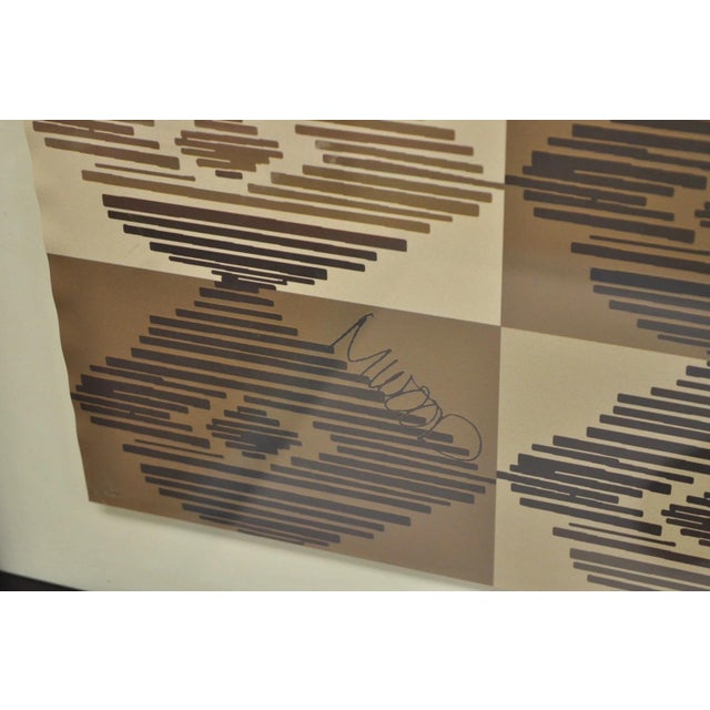 Printmaking Materials Contemporary Modern Melissa Wood Ikat Abstract Large 80" Glicees Print Wall Art For Sale - Image 7 of 18