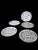 White Mid Century Modern Charcuterie Plates-Set of 5 For Sale - Image 8 of 10